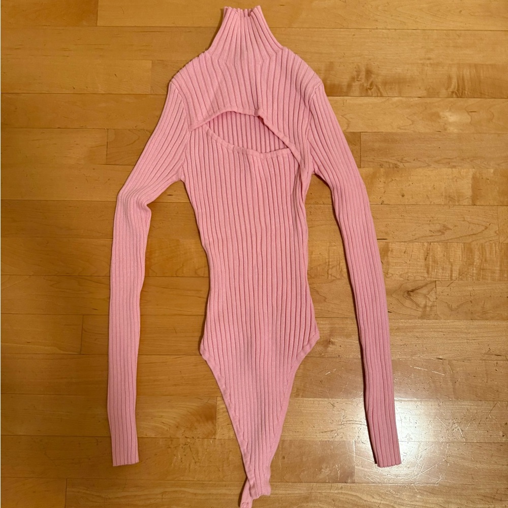 Fashion Nova - Pink Bodysuit
